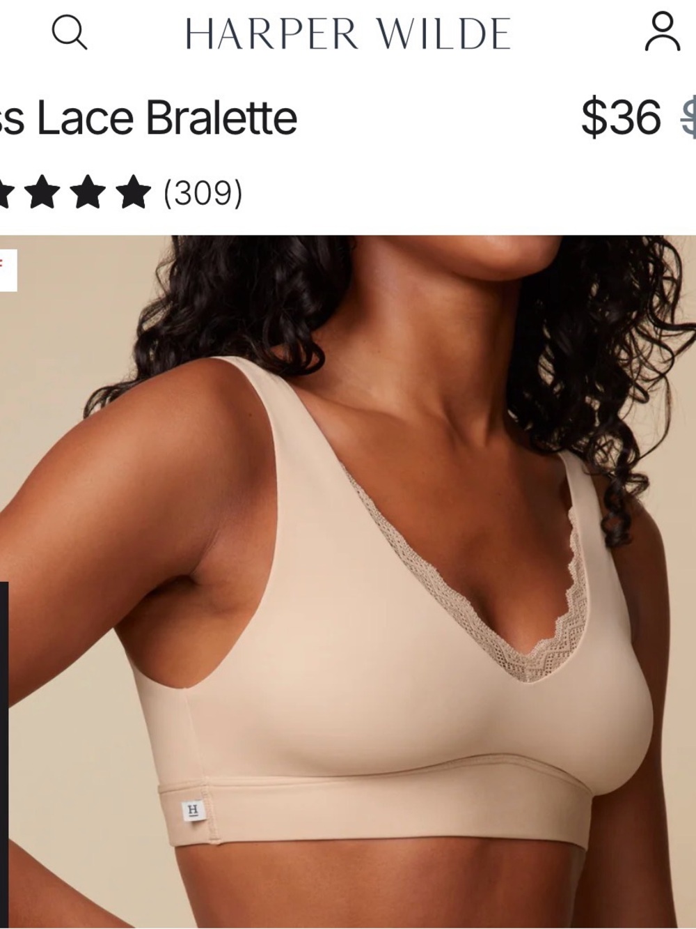 Harper Wilde Bliss Lace Bralette - Picture 5 of 5